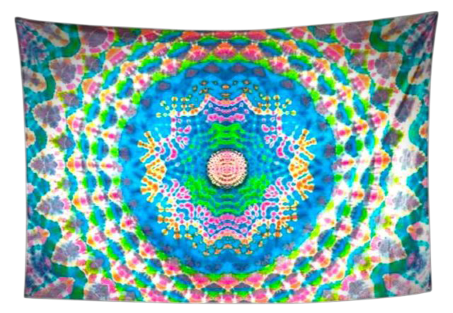 BUNGA MIMPI | VARNA SVATANTRA | TIE-DYE TAPESTRY | 2025